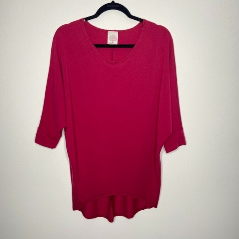 FREELOADER 3/4 Sleeve Dolman hi-low Tunic shirt Size XS